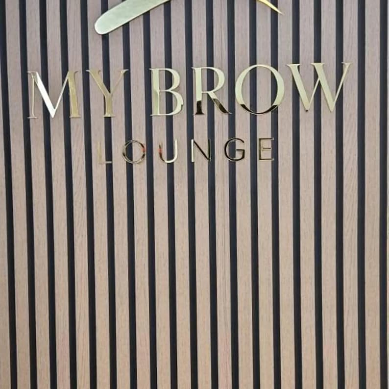 Laser Cut Business Logo Sign, Reception Decor, 3D Signboard image 14