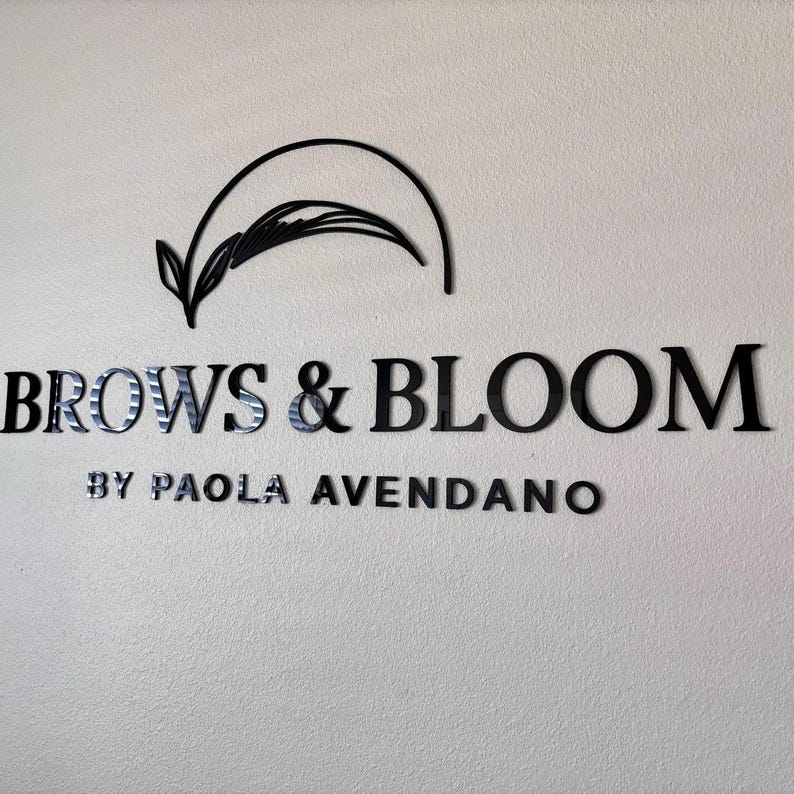 Laser Cut Business Logo Sign, Reception Decor, 3D Signboard image 20