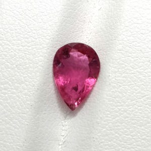 Pink Tourmaline Gemstone – 1.20 ct Pear Cut, October Birthstone