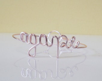 Agape Love Bracelet. Christian Jewelry. Friendship Bracelet.