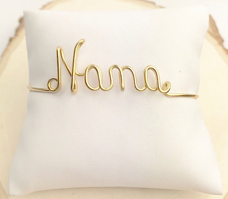 Nana Gift, Nana, Nana Bracelet Dainty Nana bracelet. Nana Gift. Nana Bracelet. Nana Jewelry.Nona Mothers day gift image 8