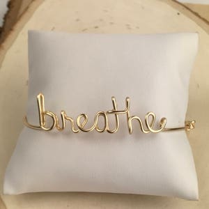 breathe bracelet. breathe. just breathe.