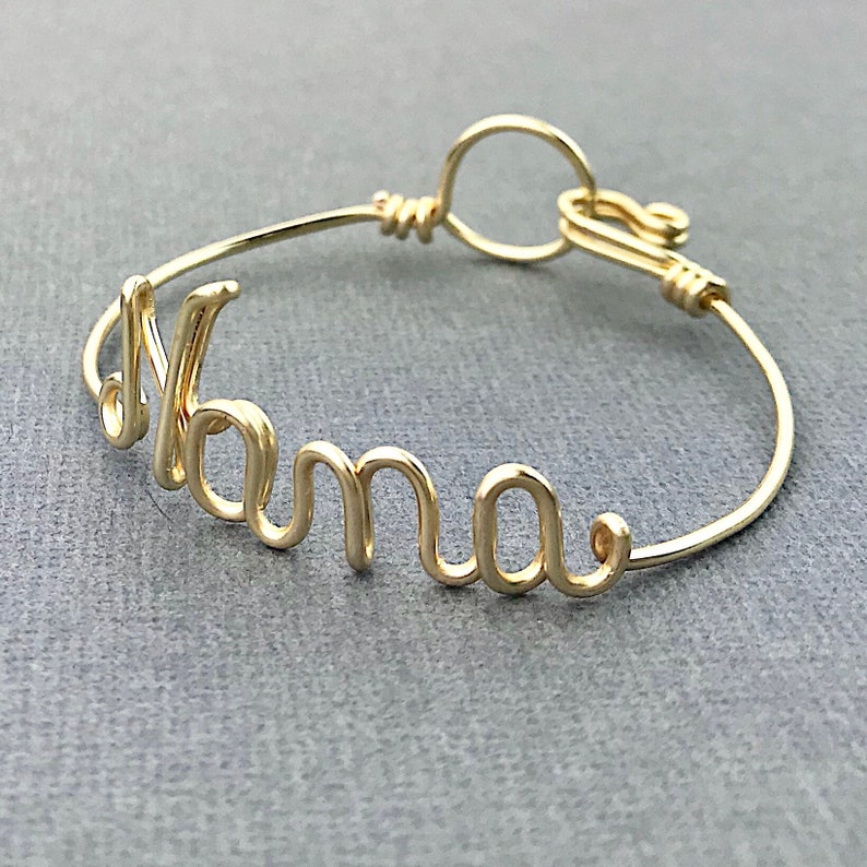 Nana Gift, Nana, Nana Bracelet Dainty Nana bracelet. Nana Gift. Nana Bracelet. Nana Jewelry.Nona Mothers day gift image 5