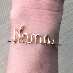 Nana Gift, Nana, Nana Bracelet Dainty Nana bracelet. Nana Gift. Nana Bracelet. Nana Jewelry.Nona Mothers day gift image 1