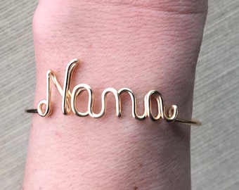 Nana Gift, Nana, Nana Bracelet- Dainty  "Nana" bracelet. Nana Gift. Nana Bracelet. Nana Jewelry.Nona  Mothers day gift