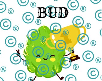 Best Bud digital file, png,  Weed buddy, nugget buddy