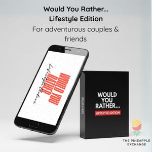 Would You Rather Lifestyle Edition – Printable and Digital Card Game for Open-Minded Couples, Swingers and Lifestylers – Adult Party Game