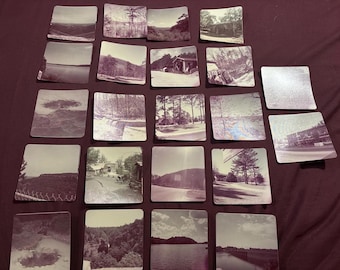 Fotografías antiguas de 1978 de pueblos con molinos de viento en los Ozarks, Arkansas.