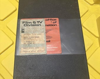 Vintage 1979 US Navy Video News Service Spot Light Film & TV Division Military