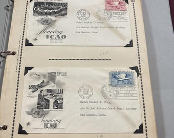 32 Envelopes U.S. First Day Covers and Special Covers Album 1955