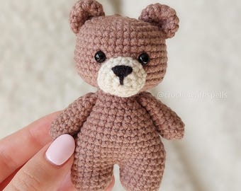 Teddy Bear Crochet PDF | Amigurumi Bear Pattern