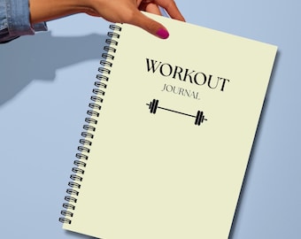 Workout Journal for Men & Women, Fitness Journal, Workout Logbook, Gym Fitness Planner, 52 Weeks Tracking, 8.2 x 6 inches, Hardcover _ Green