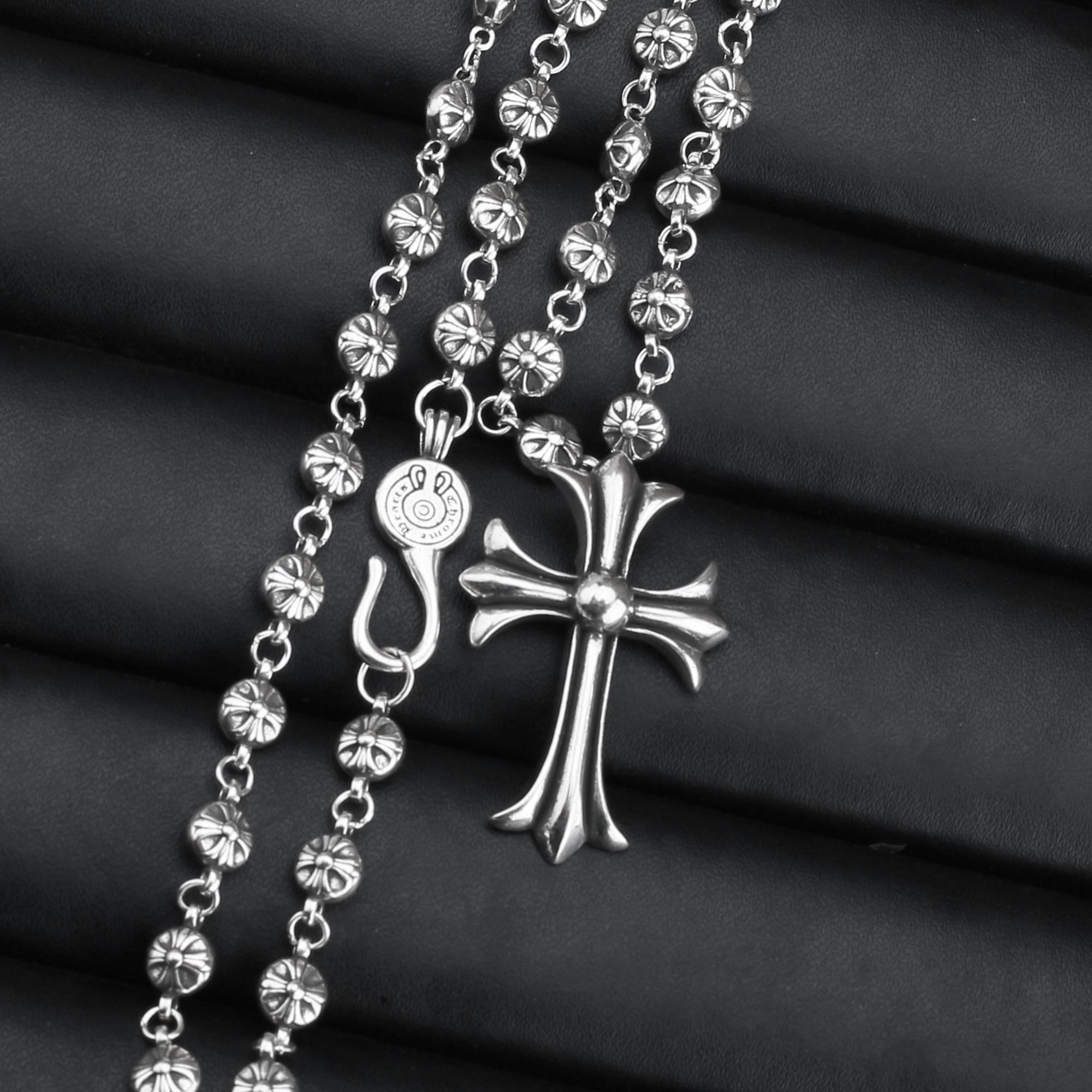 Rosary Chrome Hearts - Etsy Rosary Chrome Hearts - Etsy
