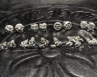 Silver classic Vintage Cross Horseshoe Earrings Punk Gothic Design Jewelry Christmas Birthday Party Gifts