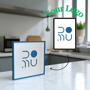 Enseigne logo personnalisée imprimée en 3D - Une décoration moderne et élégante pour votre marque