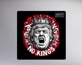 Anti-Trump No Kings America Aufkleber - Widerstehen Sie dem Faschismus, unterstützen Sie Democracy seit 1776
