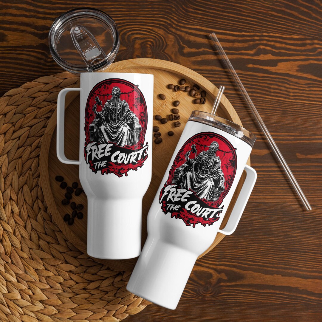 Free the Court Supreme Court Reform Travel Mug: Expand SCOTUS, Judicial ...