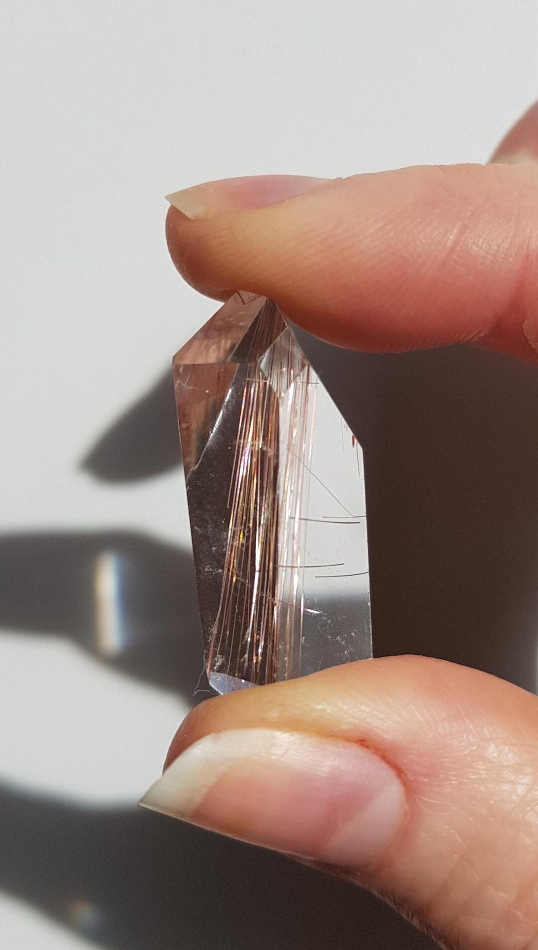 Pink Rutilated Quartz RARE! Pink / Copper Rutile in Quartz Towers - High Quality Mini Pieces ...