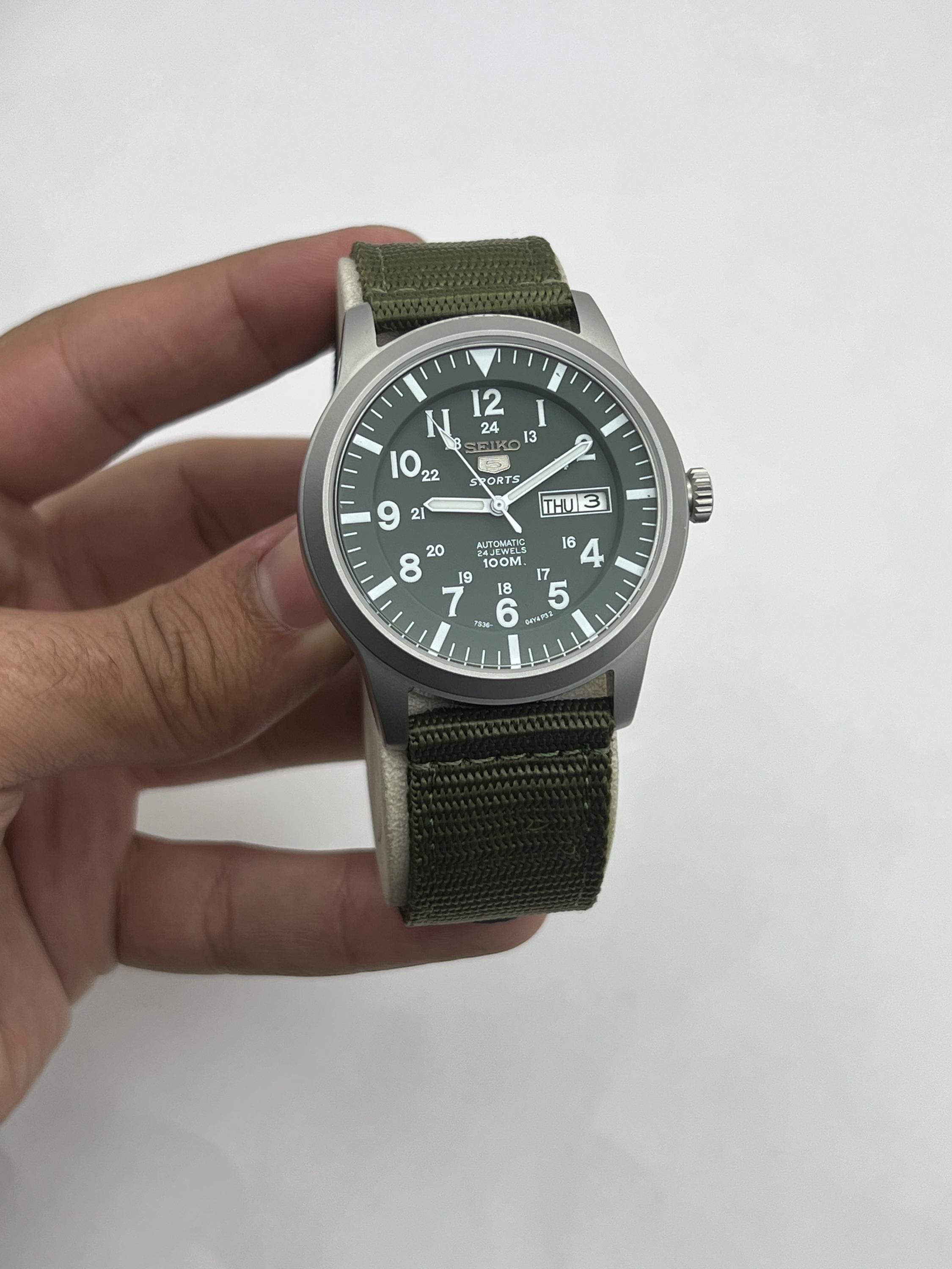 SEIKO5 7S36-03J0日本製ミリタリー 自動巻き時計 グリーン カーキ il_fullxfull.7528095525_arsd.jpg