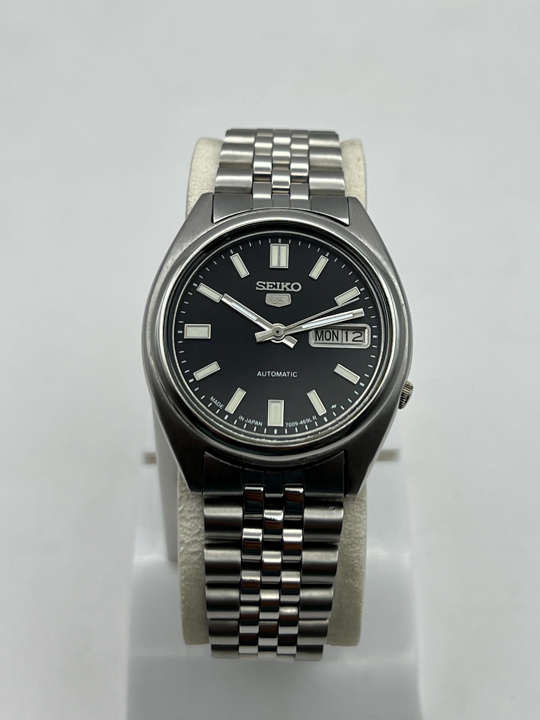 SEIKO 5 SNXS79 Beauty Black Sunburst Dial Automatic 21 Jewels