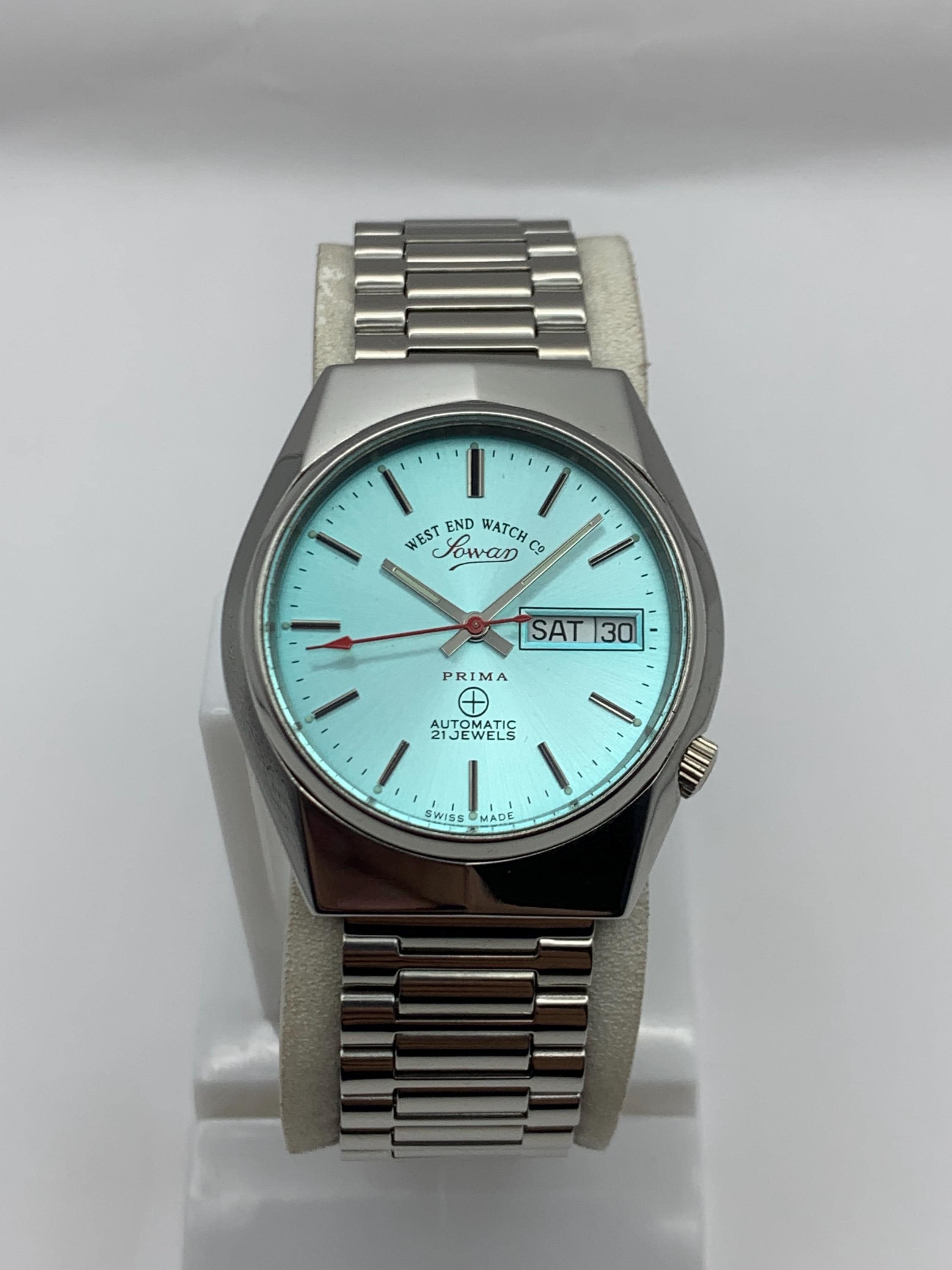 WEST END Watch CO. Prima Automatic 21 Jewels G-4457 Swiss Men's