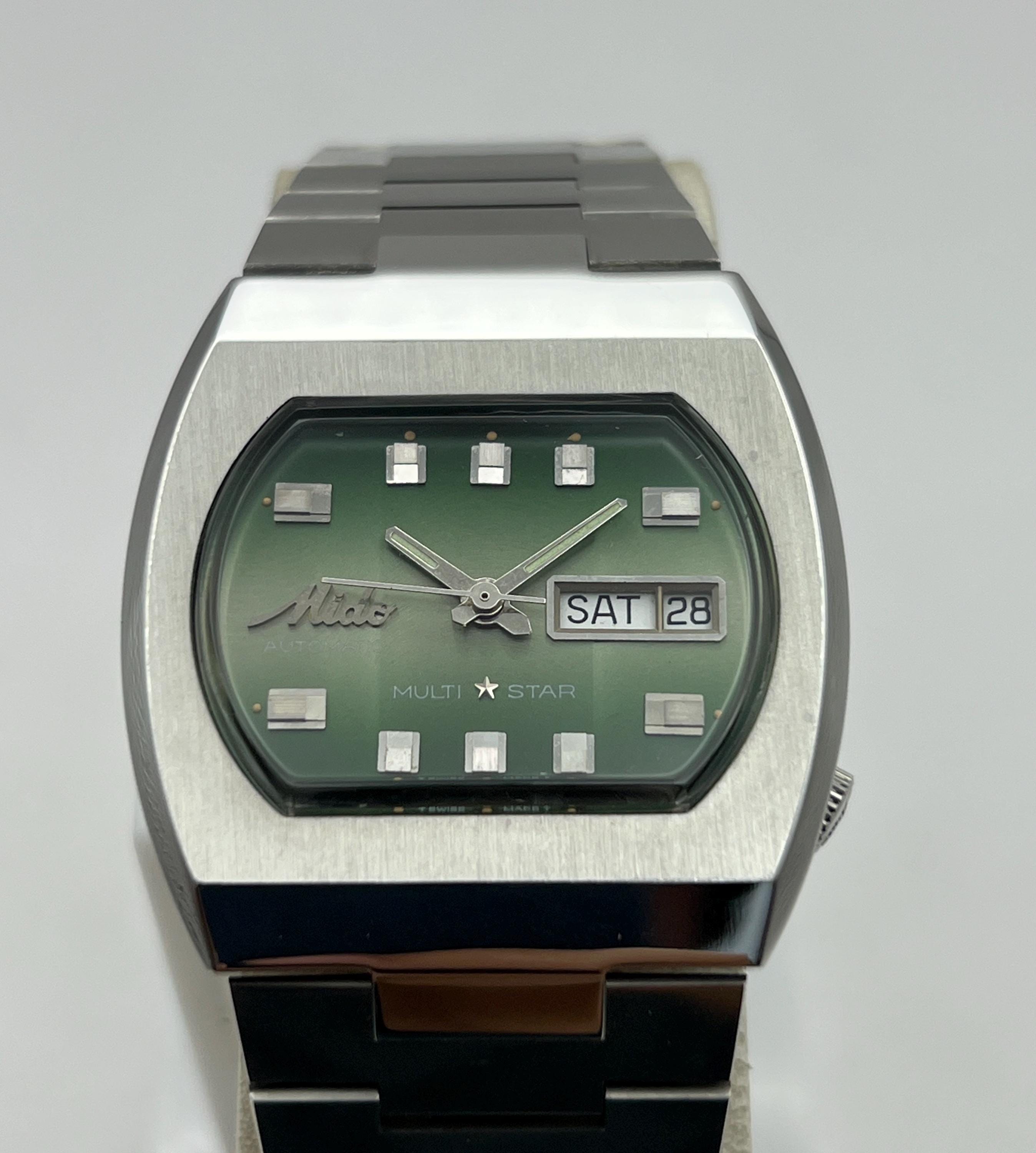 Mido Multistar Automatic “N.O.S” DAY/DATE. Vintage Men's