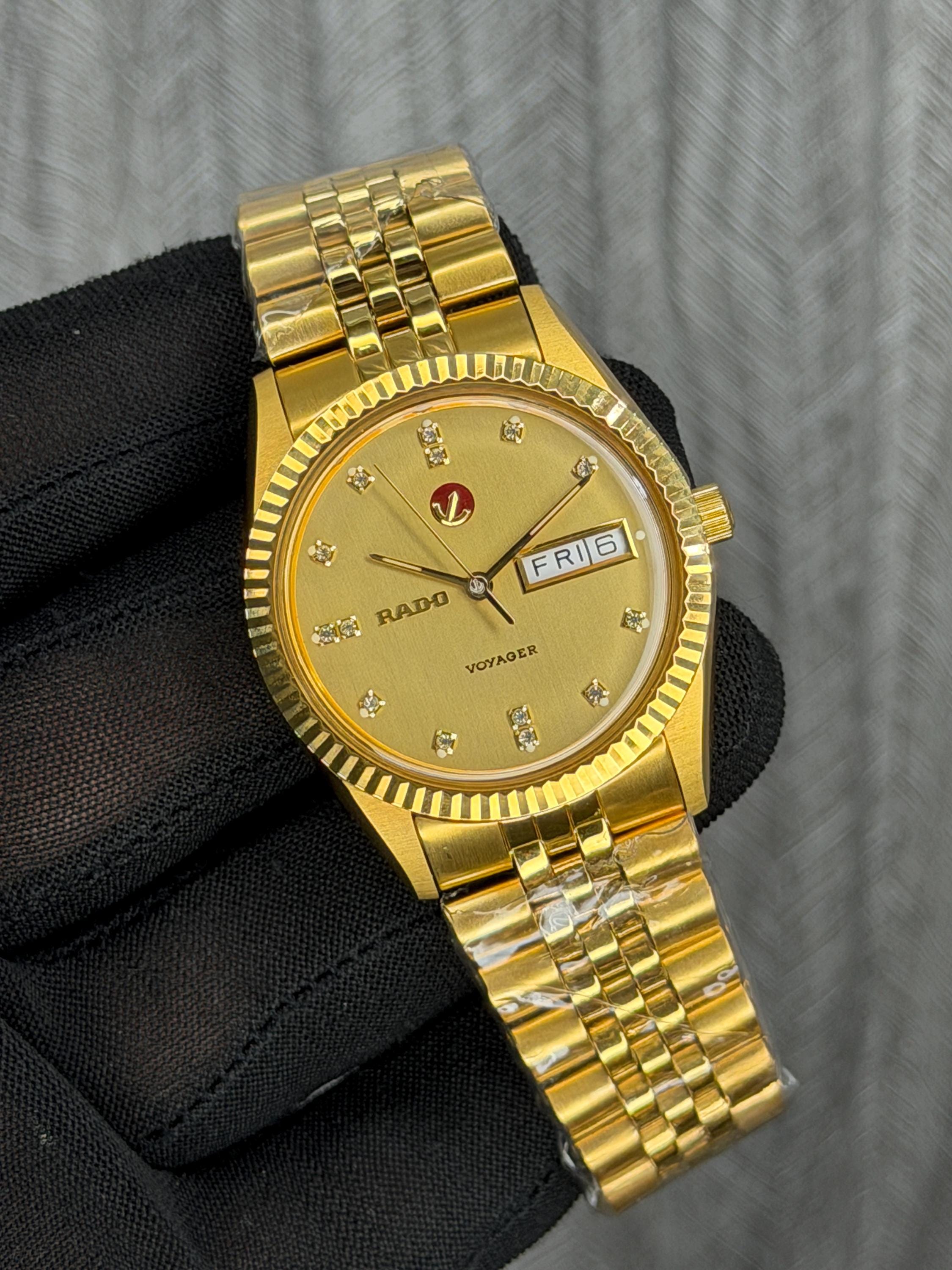 RADO Voyager ラドー ボイジャー 腕時計 ゴールド Rado voyager watch - Etsy 日本