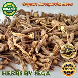 Organic Sarsaparilla Root: Wildcrafted Hemedismus indicus, 2kg Bulk