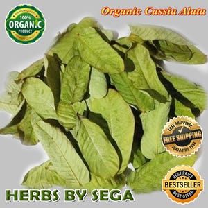 1KG Cassia Alata, senna alata, 100% Organic candle bush Leaves, King of the Forest, Ringworm Candle Bush, Freshly air dehydrate