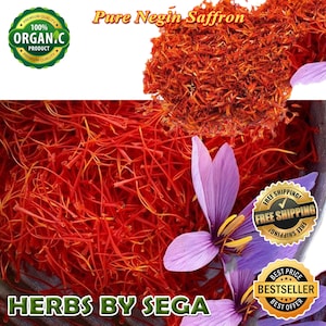 Saffron, Premium Negin Saffron, Natural Premium High Quality Saffron, Red Saffron Threads
