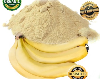Plátano crudo en polvo: superalimento vegano y kosher - 5 kg a granel