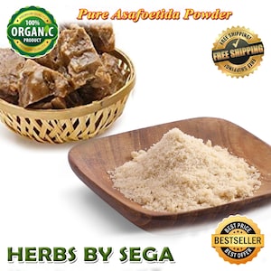 Asafoetida Powder, Pure Hing Powder, Spice, Food of the God, Ferula Asafoetida, Ground Asafoetida, 1KG BULK