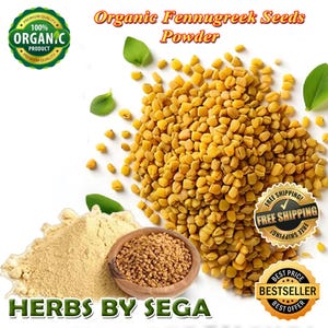 Fenugreek Powder, Methi Powder, Pure Organic Whole Fenugreek Powder, Fenogreco (Trigonella Foenum Graecum), 5 KG BULK