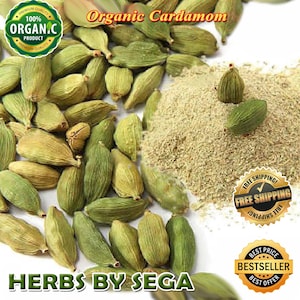 100 Grams Cardamom, Cardamon Organic Ground Cardamom Pods ,Green Cardamom premium quality grade A