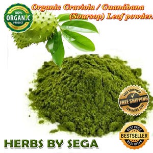 Organic Soursop Leaf Powder: 5 KG Bulk, Pure Graviola