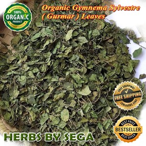Organic Gurmar Leaf Powder: Freshly Air Dried Gymnema Sylvestre
