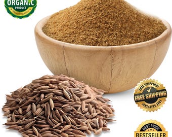 Nasiona kminku w proszku, kminek pospolity, całkowicie naturalne, bez GMO, 1 kg luzem