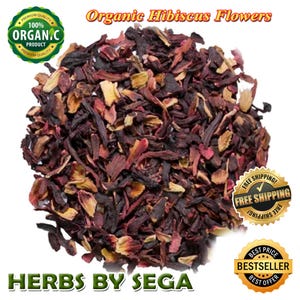 25 Grams Organic Hibiscus Flowers, Hibiscus Flowers Organic Tea, Hibiscus Sabdariffa