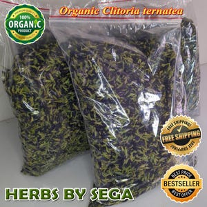 500g Butterfly Pea Tea: Freshly Air Dehydrated Clitoria Ternatea