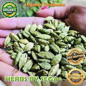 25 Grams Cardamom, Organic Ground Cardamom Pods ,Green Cardamom premium quality grade A