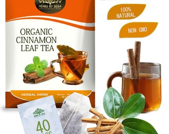 Ceylon Cinnamon Leaf Tea Bags – Caffeine-Free Herbal Infusion