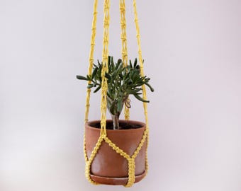 Macrame Plant Hanger Pattern, Macrame Pattern, Plant Hanger Without Tassel, Macrame DIY, Pot Hanger, Plant Holder Macrame Tutorial