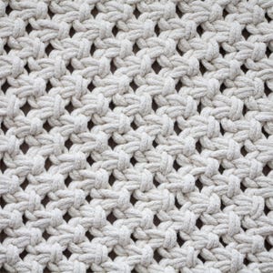 Motif de tapis en macramé, motif en macramé, PDF en macramé, tutoriel en macramé, bricolage en macramé, motif pour débutant, tutoriels en macramé image 3