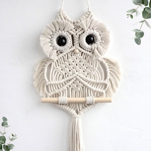 Macrame Owl Pattern, Macrame Wall hanging PDF tutorial for beginners