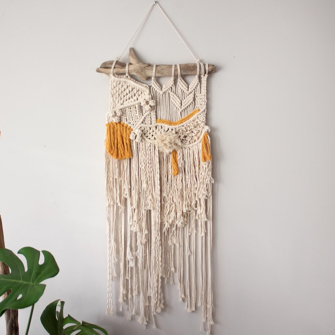 Macrame Wall Hanging JUNE, Macrame Wall Hanging, Woven Wall Hanging ...