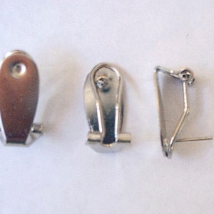 12 6 pair Fingernail Posts Stainless Steel image 1
