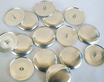 200 Cover Buttons Size 60  (1 1/2 inch) -  Wire Backs