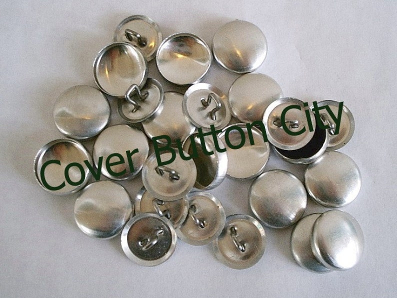 200 Cover Buttons Size 24 5/8 inch Wire Backs image 1