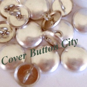 50 Cover Buttons Size 36 7/8 inch Wire Backs image 1