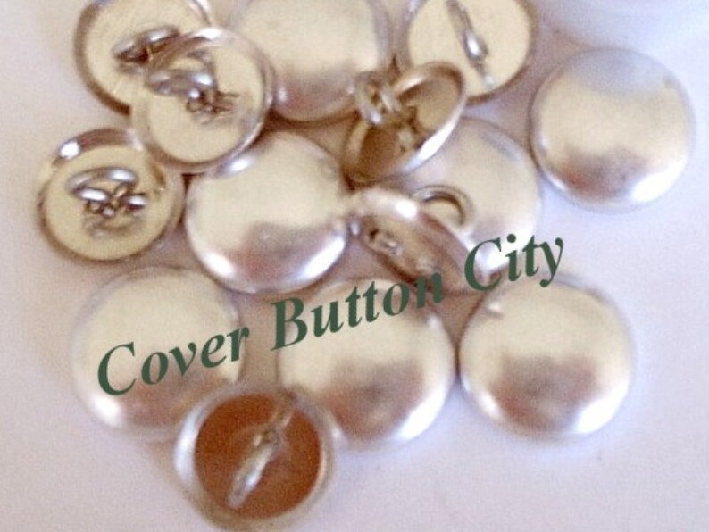 50 Cover Buttons Size 36 7/8 inch Wire Backs image 1